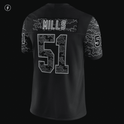 NFL Carolina Panthers RFLCTV (Sam Mills) Men's Fashion Football Jersey ...