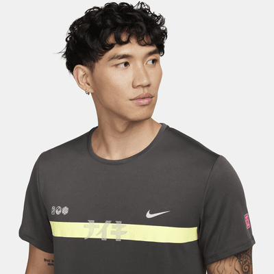 ナイキ マイラー メンズ Dri-FIT UV ショートスリーブ ランニングトップ