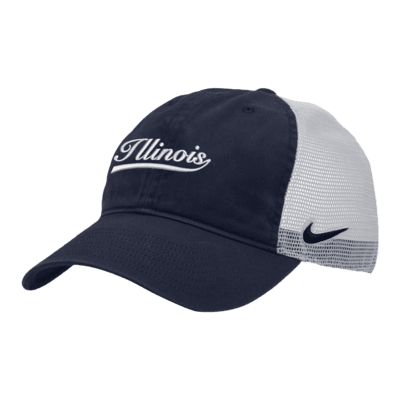 Gorra de rejilla universitaria Nike Illinois Heritage86