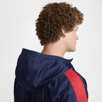 Tuta da calcio in tessuto con cappuccio Nike Paris Saint-Germain – Uomo