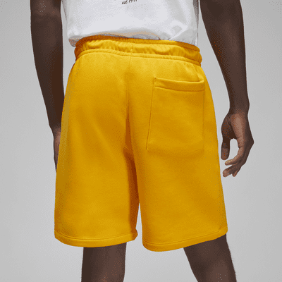 gold nike fleece shorts