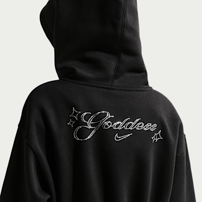 ナイキ スポーツウェア フェニックス フリース ウィメンズ ルーズ クロップド フルジップ パーカー