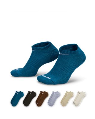 Unisex носки Nike Everyday Plus Cushioned Training No-Show Socks (6 Pairs) для тренировок