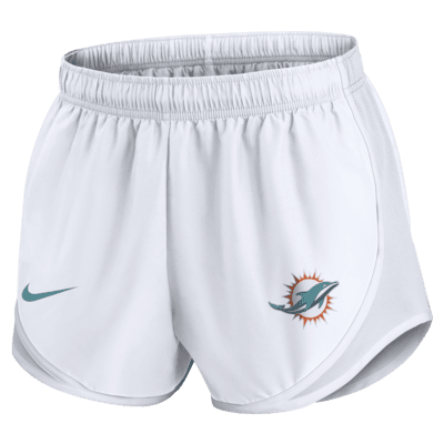 Shorts Nike Dri-FIT de la NFL para mujer Miami Dolphins Tempo