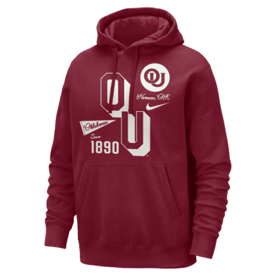 Oklahoma Club Men's Nike College Hoodie