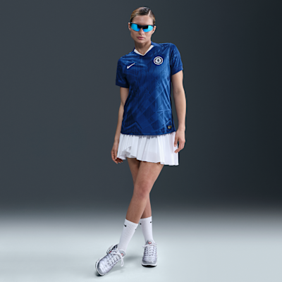 Chelsea F.C. 2025/26 Stadium Home Women's Nike Dri-FIT Football Replica Shirt
