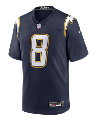 Мужские джерси Omarion Hampton Los Angeles Chargers Nike NFL Game Jersey