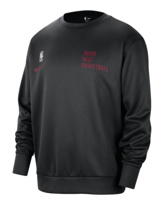 Мужской свитшот Miami Heat Spotlight Nike Dri-FIT NBA Crew-Neck