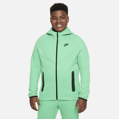 Nike Sportswear Tech Fleece Big Kids' (Boys') Full-Zip Hoodie (Extended Size)