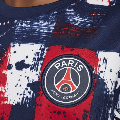 Paris Saint-Germain Academy Pro Home Older Kids' Nike Dri-FIT Football Pre-Match Short-Sleeve Top