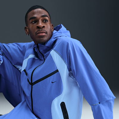 Nike Tech Men's Dri-FIT Woven Color-Block Windrunner Loose Jacket