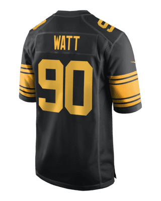 NFL_Jerseys Jersey Pittsburgh''Steelers''''NFL''Women T.J. Watt Black Rush  