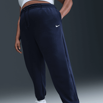 Pants de entrenamiento oversized de cintura alta para mujer (talla grande) Nike Sportswear Phoenix Fleece