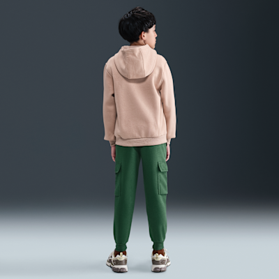 Pants cargo para niños talla grande Nike Sportswear Club Fleece