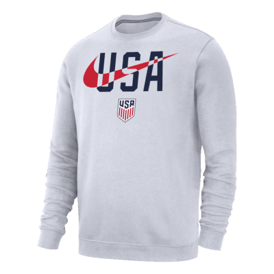 USA Club Fleece Men's Crew-Neck Sweatshirt. Nike.com