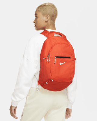 neon orange nike backpack