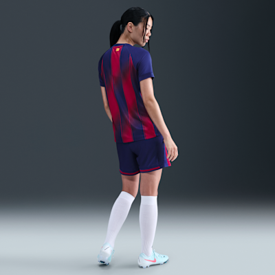 F.C. Barcelona 2025/26 Stadium Home Women's Nike Dri-FIT Football Replica Shorts