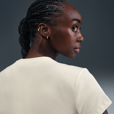 Nike Sportswear Women's Tight Ribbed Short-Sleeve T-Shirt