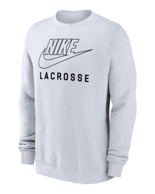 Мужской свитшот Nike Swoosh Club Fleece Lacrosse Pullover Crew-Neck