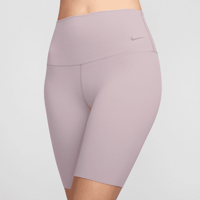 Shorts de ciclista de cintura alta de 20 cm con soporte suave para mujer Nike Zenvy