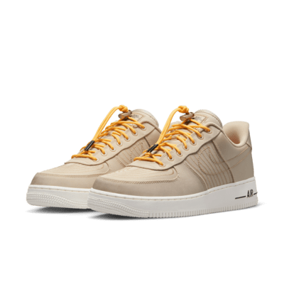 Mens Nike Air Force 1 '07 LV8 - White/Orange Sneaker