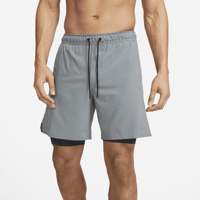 Nike Unlimited vielseitige Dri-FIT 2-in-1-Shorts (ca. 18 cm) für Herren