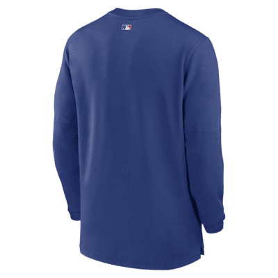 Chicago Cubs Authentic Collection Game Time Men's Nike Dri-FIT MLB 1/2-Zip Long-Sleeve Top