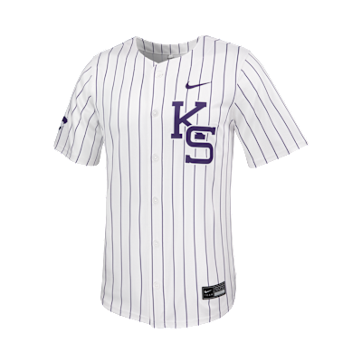 Kansas State Pinstripe Men's Nike Dri-FIT College Limited Baseball Jersey from Nike - $135