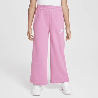 Nike Sportswear Club Little Kids' Fleece Wide Leg Pants