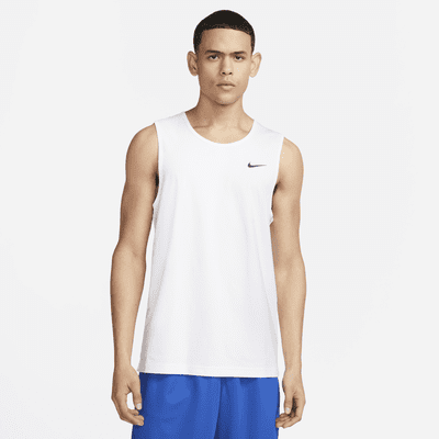overhemd lager Correlaat Nike Dri-FIT Hyverse Fitnesstanktop met korte mouwen voor heren. Nike BE