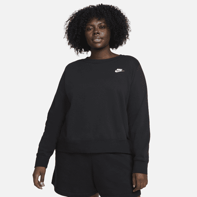 Nike Sportswear Club Fleece Women's Crew-Neck Sweatshirt (Plus Size)