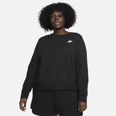 Noche Reunir referir Nike Sportswear Club Fleece Women's Crew-Neck Sweatshirt (Plus Size). Nike  ZA