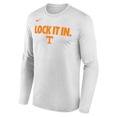 Tennessee 2026 On-Court Bench Men's Nike Dri-FIT College Long-Sleeve T-Shirt
