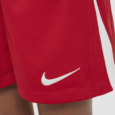 Calções de futebol de réplica Nike Dri-FIT do equipamento principal Stadium Polónia 2024/25 Júnior