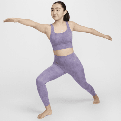 Nike Zenvy 紮染女款輕柔支撐型高腰九分內搭褲