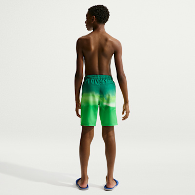 Shorts de playa o alberca de 18 cm con forro de ropa interior para niño talla grande Nike Swim Breaker