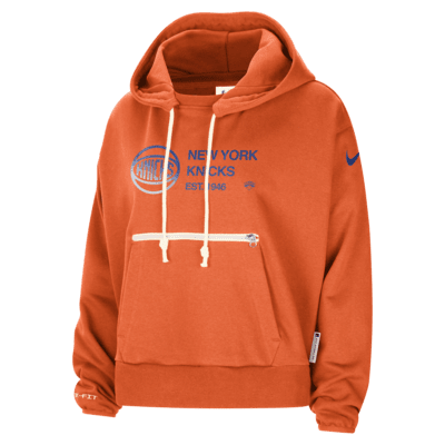 New York Knicks Standard Issue Women's Nike Dri-FIT NBA Pullover Hoodie