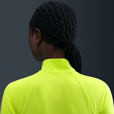 Damska koszulka do biegania z zamkiem 1/4 Dri-FIT Nike Tempo