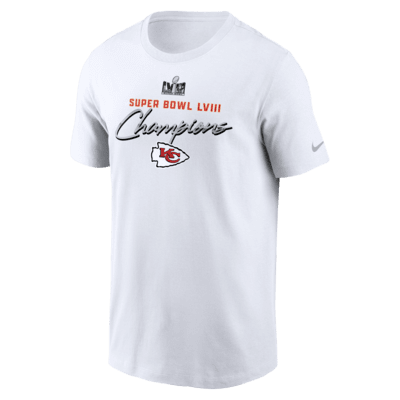 Playera Nike de la NFL para hombre Kansas City Chiefs Super Bowl LVIII Champions Classic