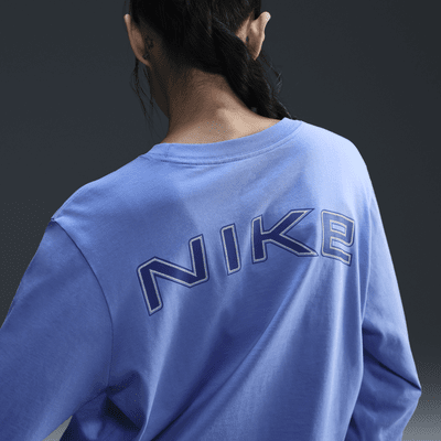 Playera de manga larga holgada para mujer Nike Sportswear