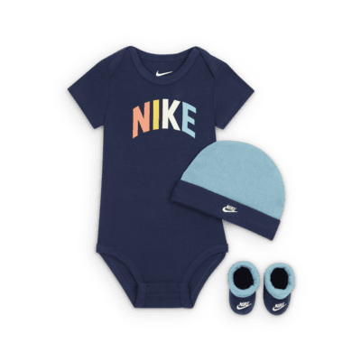 Nike Powder Play Baby (0-9M) 3-Piece Boxed Set