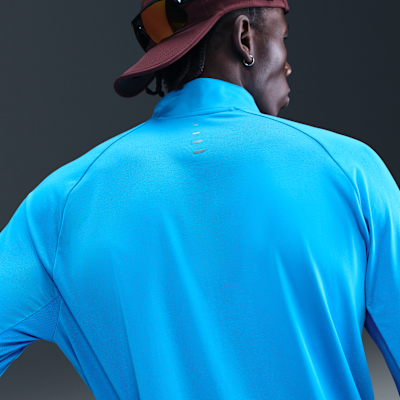 Playera de correr Dri-FIT de cierre de 1/4 para hombre Nike Stride