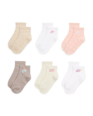 Детские носки Nike Flow-Ral Little Kids' Ankle Socks (6 Pairs)