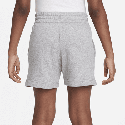 Nike Sportswear Club Fleece Older Kids' (Girls') 13cm (approx.) French Terry Shorts