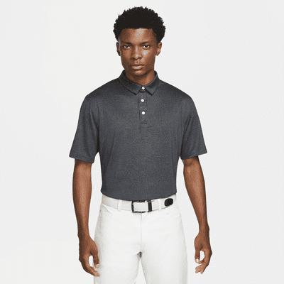 white nike dri fit polo