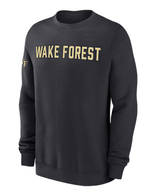 Мужской свитшот Wake Forest Club Fleece Nike College Crew-Neck