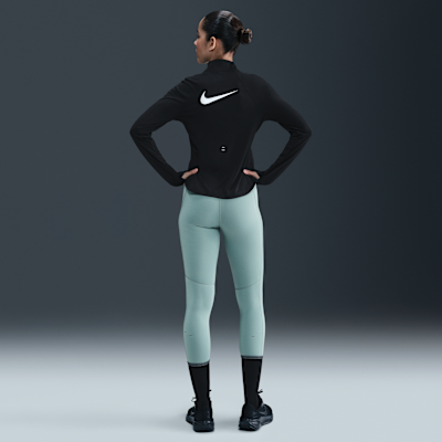Nike Tempo 7/8-os, magas derekú női futóleggings
