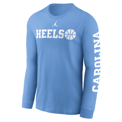 North Carolina Tar Heels Basketball Icon Men's Nike College Long-Sleeve T-Shirt