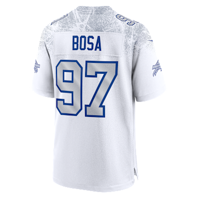 Jersey de juego Nike de la NFL para hombre Joey Bosa Buffalo Bills Rivalries Collection