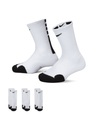 Детские носки Nike Dri-FIT Elite Little Kids' Crew Socks (3 Pairs)